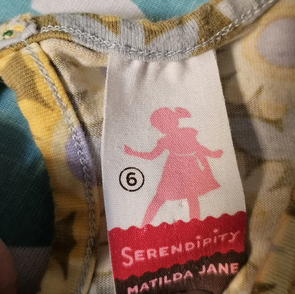 Matilda Jane Serendipity Floral Sundress – Size 6 - Picture 5 of 6